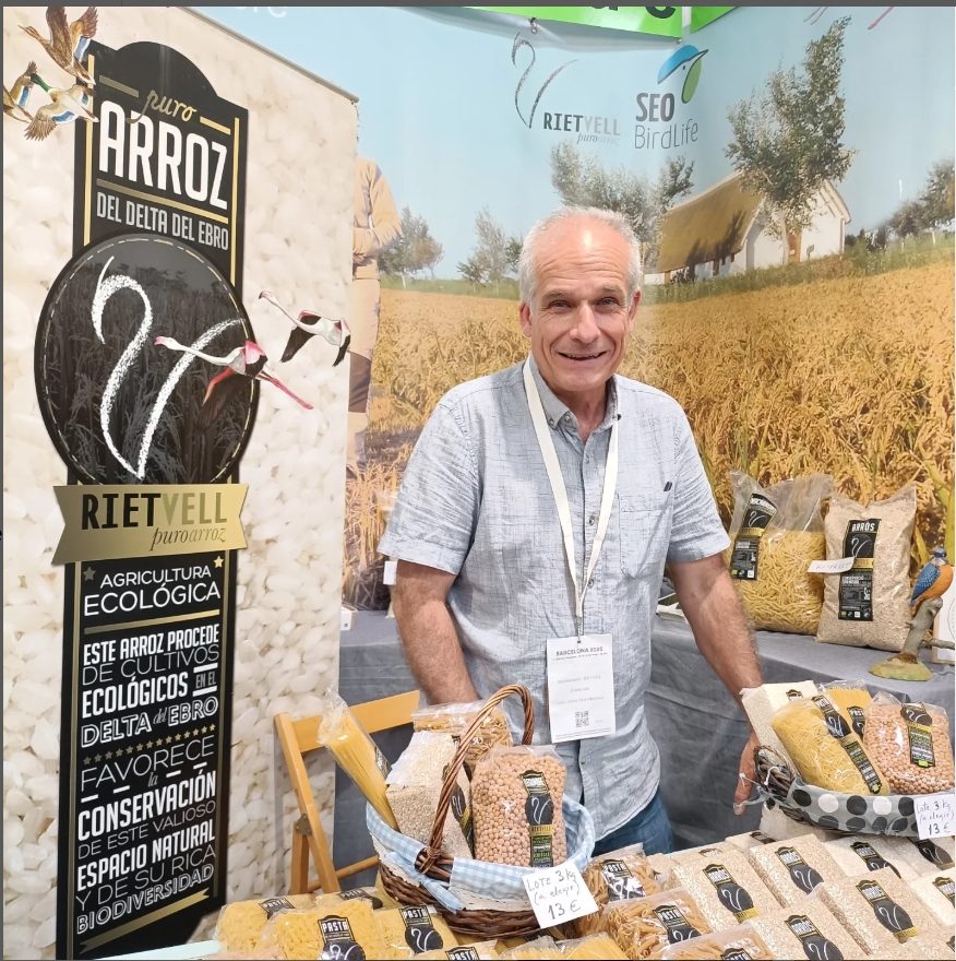 Puesto de productos ecológicos de Riet Vell